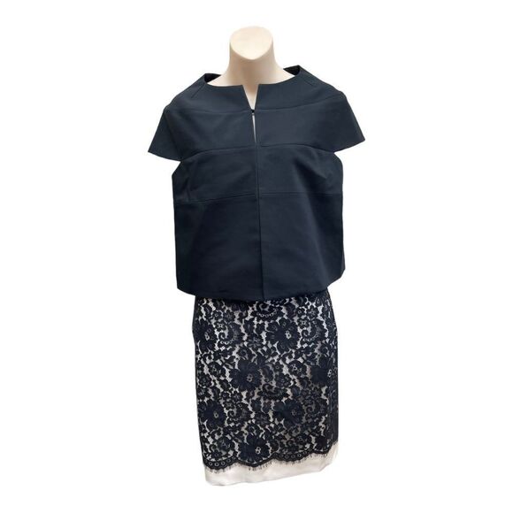 The Limited Scandal Collection Jacket Pencil Skirt Peplum Short Sleeve Size XS - Picture 1 of 11
